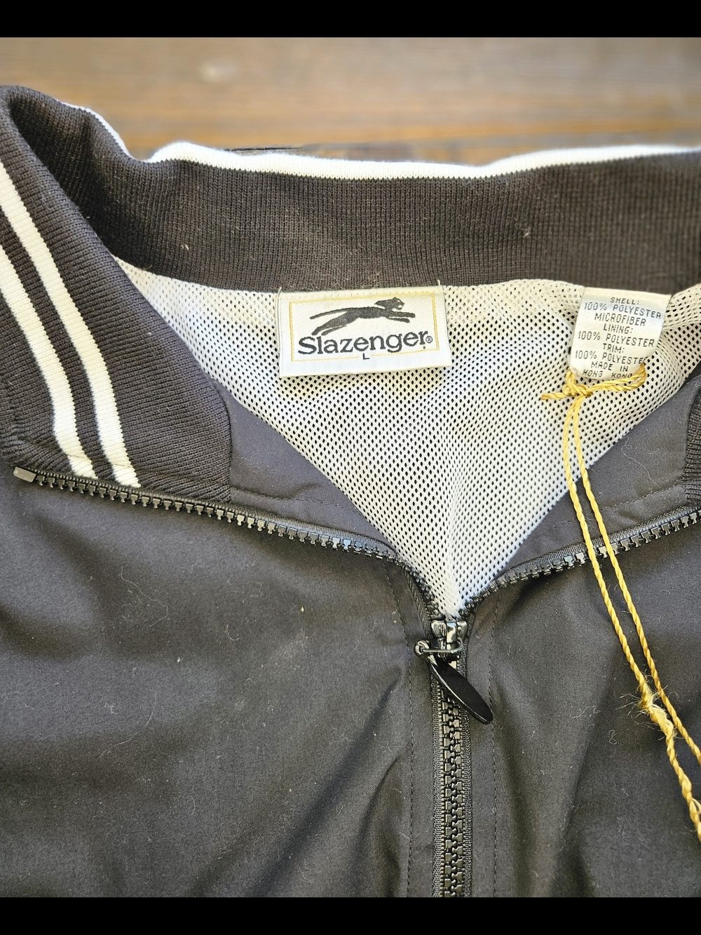 Slazenger 100th U.S. Open Pebble Beach 2000 Full Zip Golf Jacket Windbreaker L - Picture 3 of 6